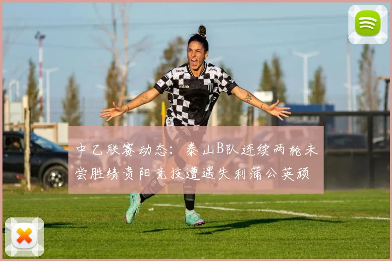 中乙联赛动态：泰山B队连续两轮未尝胜绩贵阳竞技遭遇失利蒲公英顽强战平